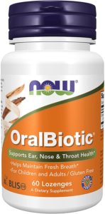 now suplements oral probiotic with blis k12