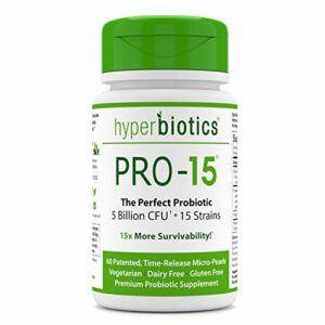 pro 15 hyperbiotics probiotic supplement
